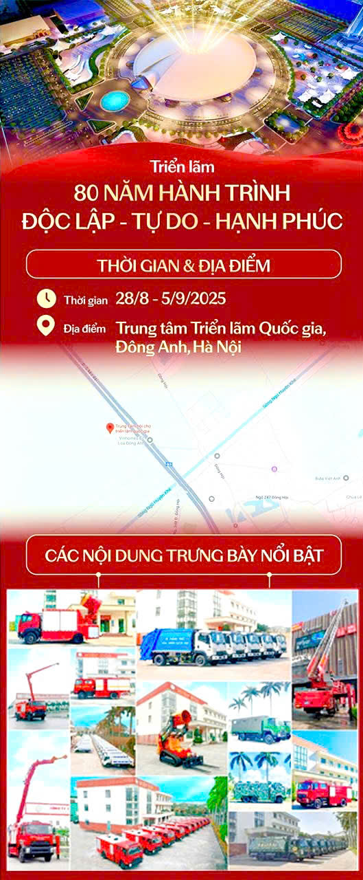 Thư mời tham dự triển lãm A80 - Hiệp Hòa 