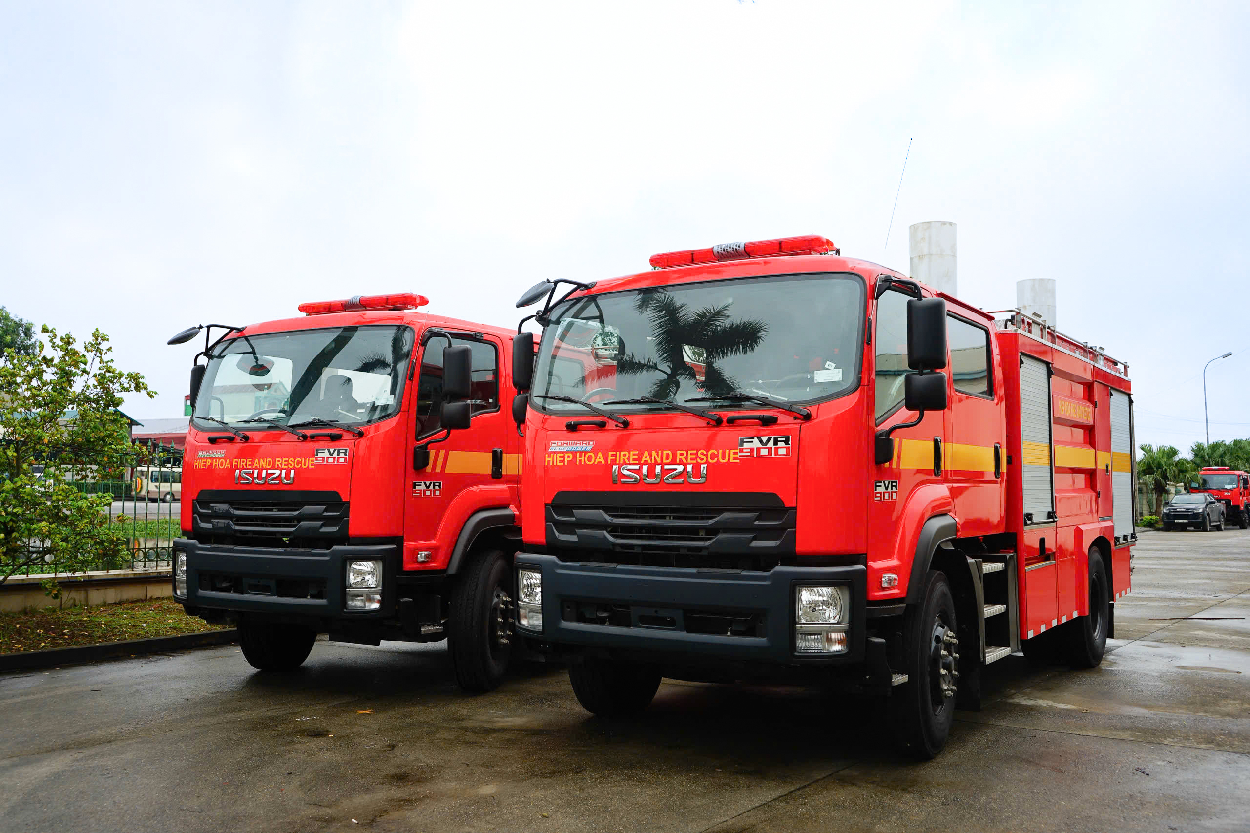 Ảnh minh họa xe chữa cháy sản xuất nội địa