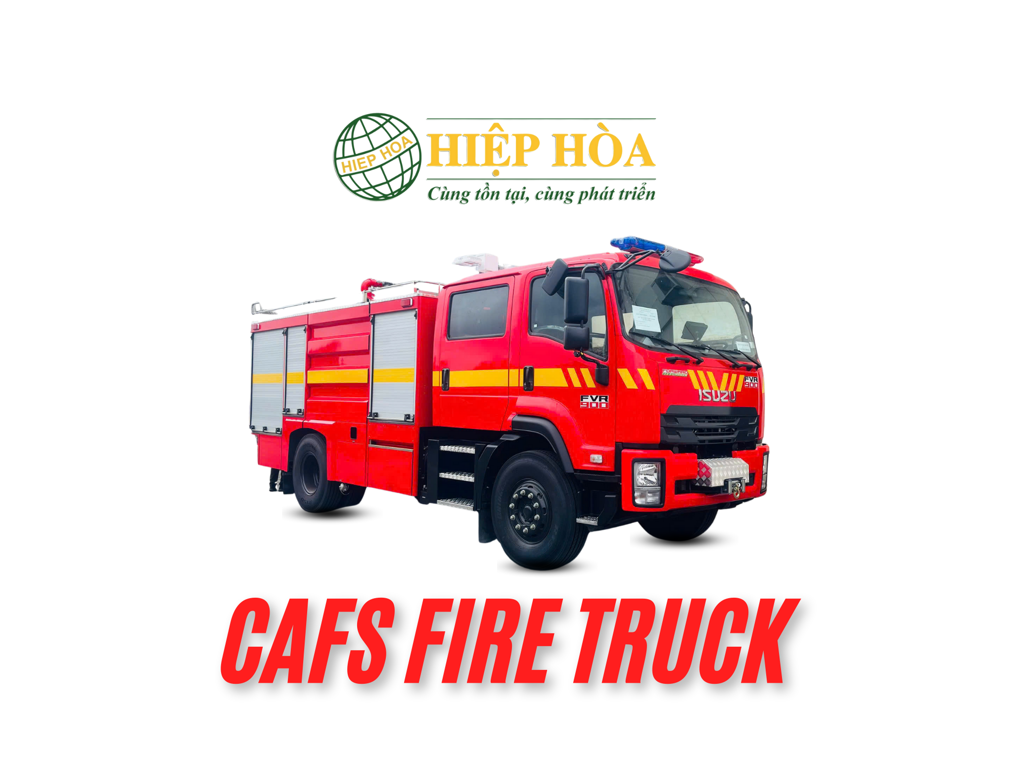 Hỉnh ảnh 3: Xe cứu hỏa CAFS Hiệp Hòa