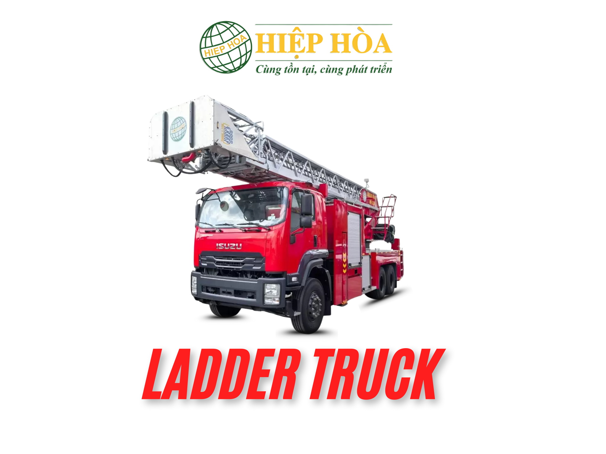 Xe thang 32 chữa cháy - Hiệp Hòa